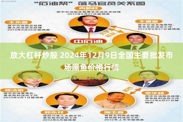 放大杠杆炒股 2024年12月9日全国主要批发市场黑鱼价格行情